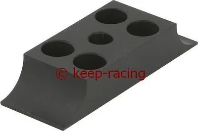 Produktbild von Klammer für Motorbock, Aluminium, 32/92mm, schwarz eloxiert