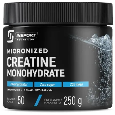 Produktbild von Creatine Monohydrate 250 g | mit Taurin & Vitamin B6 | Pulver | vor/nach Training