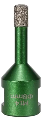 Image de Tête de forage diamantée de 8 mm pour carrelage, marbre et béton, avec filetage M14