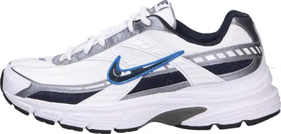 A side view of a Nike running shoe.