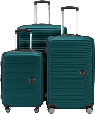 Produktbild von HAUPTSTADTKOFFER - Mitte - Koffer-Set 3 Trolley Hartschale, TSA, XXL Erweiterung, 4 Rollen (S, M & L),Türkis