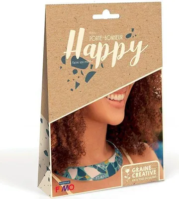 Produktbild von Polymer-Ton Schmuck selbst machen Set - Happy