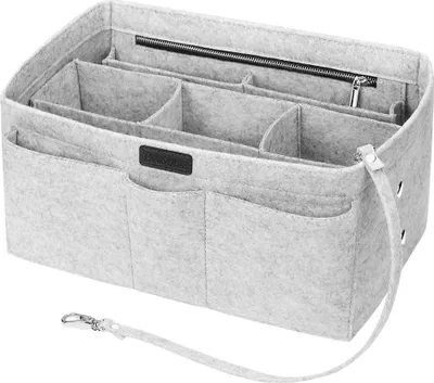 Produktbild von Tasorganizer für Damen - Multifunktionale Handtaschenorganizer in Hellgrau - X-Large