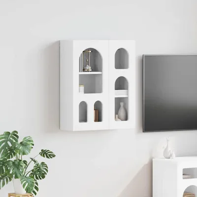 Produktbild von "Schlussverkauf" Hängeschrank Küche - moderne Küchenschrank - 1 pc - mit Regal Weiß 59x20x71,5 cm Holzwerkstoff C10239