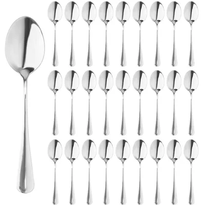 Produktbild von Set von 50 Edelstahl-Teelöffeln von 17 cm für Kaffee und Desserts