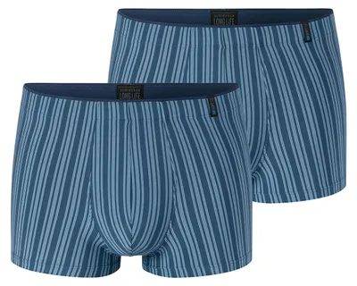 Produktbild von Schiesser Herren Trunk Long Life Soft 2-Pack atlantikblau - Größe 6