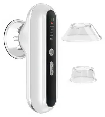 Produktbild von 3-in-1 Schröpfmassagegerät mit Rotlicht und Blaulicht, kabellose Vakuum Massage für Körperstraffung