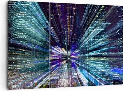 Produktbild von Bild auf Leinwand - Leinwandbild - Abstraktion modern - 165x110cm - Wand Bild - Wanddeko - Leinwanddruck - Bilder - Kunstdruck - Wanddekoration - Leinwand bilder - Wandkunst - CE165x110-4044