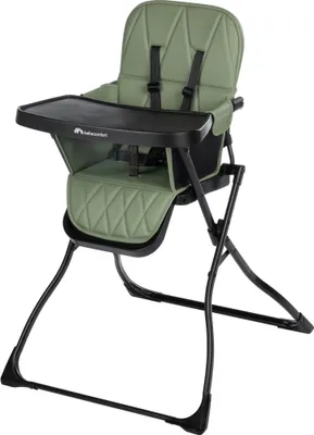 Produktbild von Bebeconfort Lily, Babyhochstuhl, 6 Monate-3 Jahre, 9-15 kg, ultrakompakt faltbar, leichter Hochstuhl (4 kg), leicht zu reinigen, Mineral Green