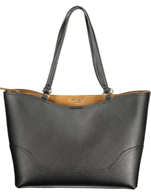 Produktbild von Eleganter Schwarzer Shopper mit Kontrastdetails und Mehrfachfächern