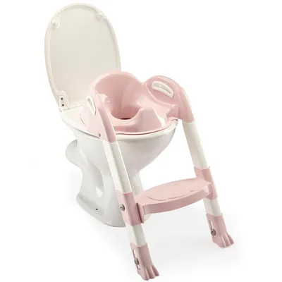 Obrázek produktu pro Reductor pentru toaleta cu scarita Kiddyloo Powder Pink