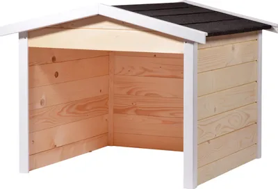 Produktbild von Mährobotergarage, Holz, natur