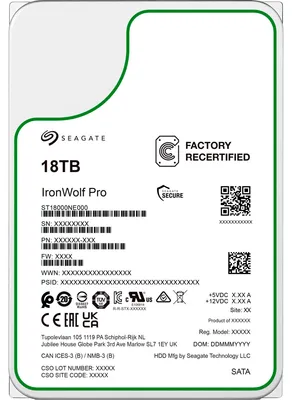 Produktbild von Seagate IronWolf Pro NAS 18 TB , Festplatte, (SATA 6 Gb/s, 3,5")