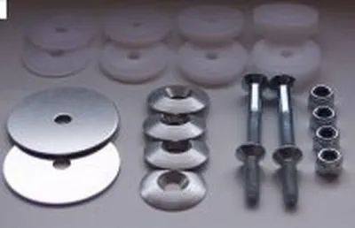 Produktbild von Montageset für Kartsitz, silber, komplett
