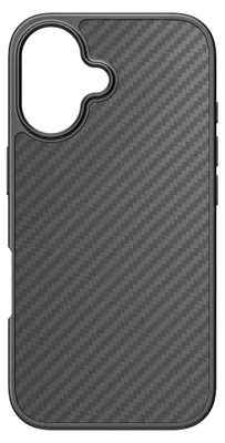 Produktbild von Black Rock Cover Robust Carbon für Apple iPhone 16, Schwarz (00228081)
