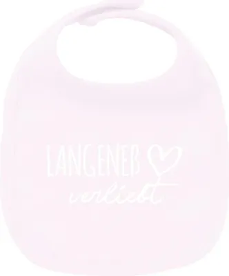 Produktbild von Huuraa Unisex Babylatz Langeneß verliebt Geschenk Babypink  Baumwolle Langeneß Mitbringsel