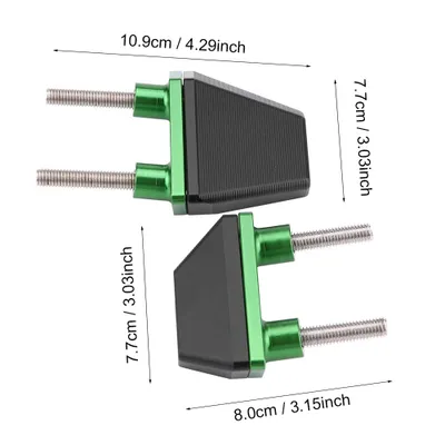 Produktbild von Príslušenstvo pre motocykle / Rám Slider - Ochranné podložky pre Kawasaki Z800 Z1000 Z750, zelené, chránia pred pádmi