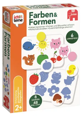 Produktbild von Ich lerne Formen & Farben, 2 Jahr(e), Karton, Mehrfarbig