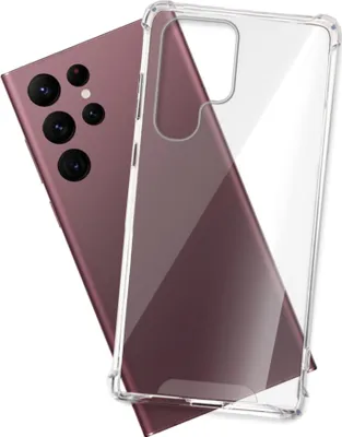 Produktbild von TPU Hülle Clear Armor Soft Case für Samsung Galaxy S22 Ultra 5G (S908, 6.8'') - transparent