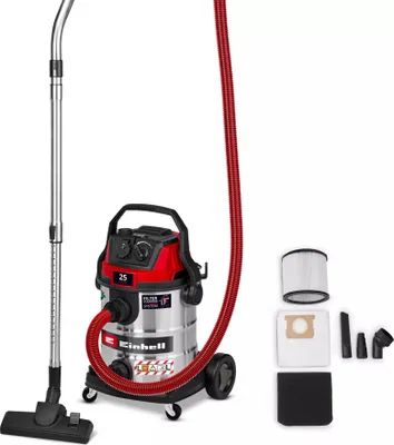 Image de Aspirateur eau et poussières – TE-VC 2580 SACL – 1100 W – Cuve inox 25 L – Filtre HEPA – Classe L