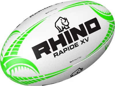 Productafbeelding van Rhino - Rugby-Ball Rapide XV - Gemaakt van kunststof en rubber, model RD1452 (5) (Wit)