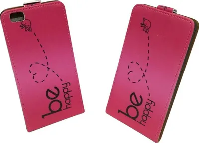 Produktbild von Handyhülle Tasche für Handy Huawei P8 Lite Be Happy Pink