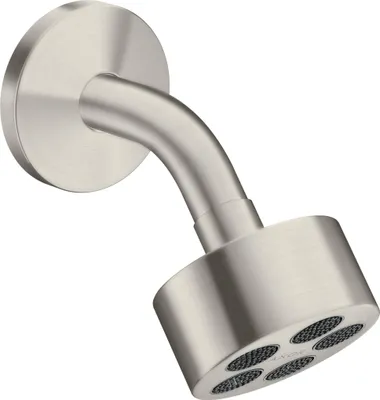 Produktbild von Kopfbrause AXOR ONE 75 1jet EcoSmart mit Brausearm stainless steel optic stainless steel optic