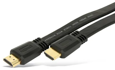 Produktbild von ShiverPeaks S/CONN maximum connectivity HDMI Anschlußkabel-HDMI A-Stecker auf HDMI A-Stecker, vergoldete Kontakte, FLACH, Full HD, ULTRA HD, 3D, HEAC, 2,0m (77472-FLAT)
