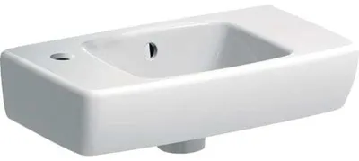 Immagine prodotto di Geberit Renova Compact Lave-mains saillie raccourcie, 450x250mm, avec tablette à droite, 501.731.01.1, 501.731.01.1