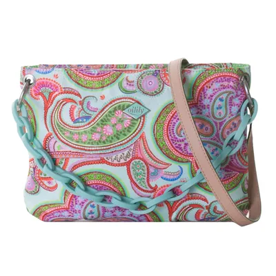 Produktbild von Oilily Summer Paisley M Flat Shoulder Bag Aqua
