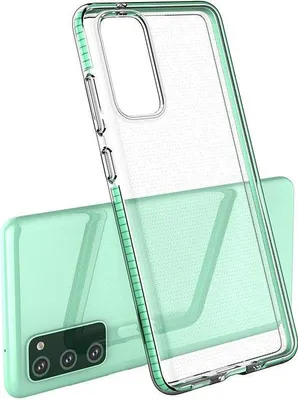 Obrázok produktu pre Puzdro Spring clear TPU pre Xiaomi Redmi Note 10S/Redmi Note 10  - Čierna KP8588