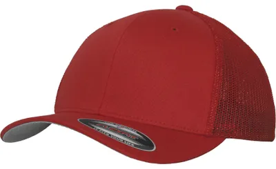 Zdjęcie produktu dla Flexfit Mesh Trucker Trucker Cap mit BW rot L/XL
