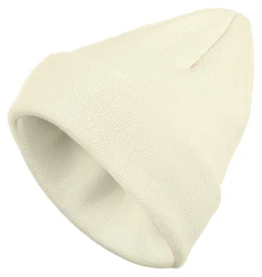 Produktbild von modAS Uni Strickmütze aus 100% Wolle (Wolle) – Wollmütze Fein gestrickte Mütze in doppellagiger Qualität One Size in Wollweiß