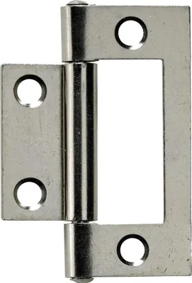 Produktbild von Hettich Lamellentürscharnier 50 x 23 mm, vernickelt, 2 Stück