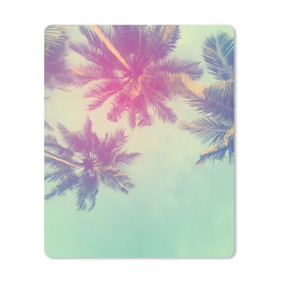 Produktbild von MuchoWow® Mauspad Mousepad Palmen - Palmenblätter - Sommer - Tropisch 30x40 cm - Mousepads - Maus Mat - Pad - Mausunterlage - Mausmatten