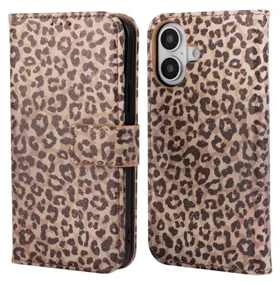 Produktbild von imoshion Design Klapphülle iPhone 16 - Leopard Mood