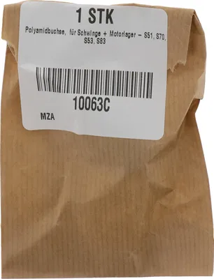 Produktbild von Polyamidhülse, Lagerbuchse für Schwinge und Motorlager - Simson S51, S70, S53, S83