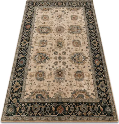 Produktbild von Wollteppich POLONIA Tesoro Rahmen beige beige 170x235 cm