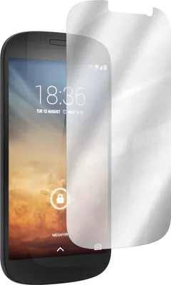 Produktbild von 4er-Pack PhoneNatic Displayschutzfolien verspiegelt  kompatibel mit Yota Yotaphone 2