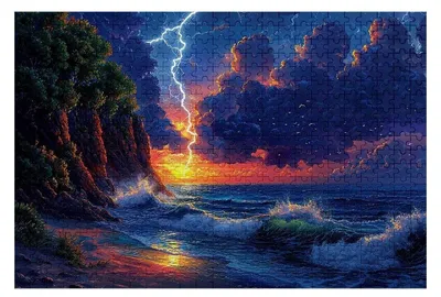 Produktbild von Holzpuzzle mit 4000 Teilen für Erwachsene