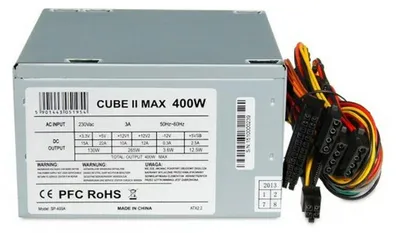 Produktbild von iBox CUBE II Netzteil 400 W 20+4 pin ATX ATX Silber