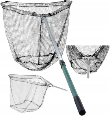 Zdjęcie produktu dla Podbierak teleskopowy NECO 80×80 – 240 cm, aluminiowy, spinning/karpiowy