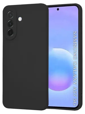 Obrázok produktu pre Techsuit – SoftFlex silikónové puzdro pre Samsung Galaxy A57 5G – čierne