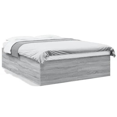 Zdjęcie produktu dla vidaXL Rama łóżka szara Sonoma 160x200 cm materiał drewnopochodny