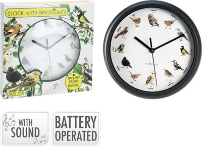 Image de Horloge murale ornithologue 25cm