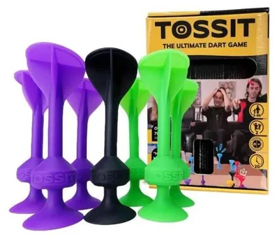 Produktbild von Tossit Dart game with silicone suction cups Starter Set green and