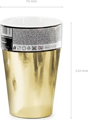 Immagine prodotto di Tazza d'oro, 220 ml, 6 pezzi.