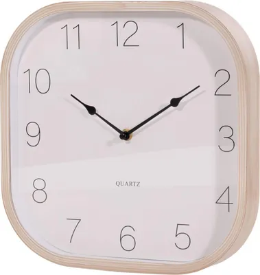 Image de Horloge avec cadre en imitation bois