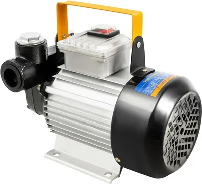 Immagine prodotto di YIYIBYUS Pompa carburante, pompa elettrica per gasolio/olio, 60 l/min, 220 V, erogazione automatica, motore potente, nero