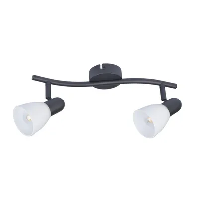 Immagine prodotto di Rabalux plafoniera Spot 2x E14 filetto lampadina IP20 nero Soma